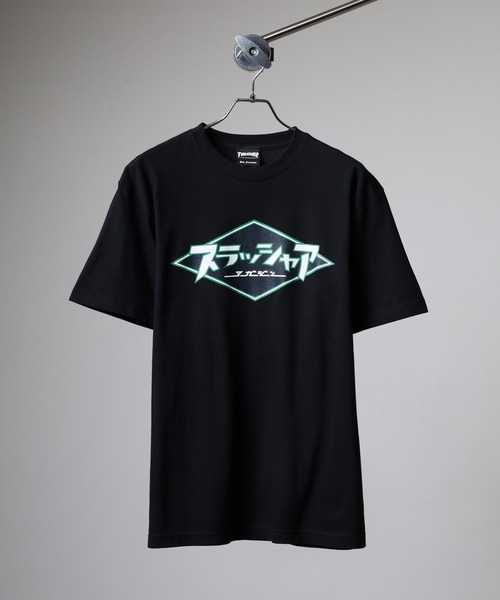 THRASHER(スラッシャー)の「THRASHER 5.6ozカタカナ ダイアモンドロゴ 半袖Tシャツ(Tシャツ/カットソー・メンズ・ブラック/ホワイト・XL/M/L)」の4枚目の写真
