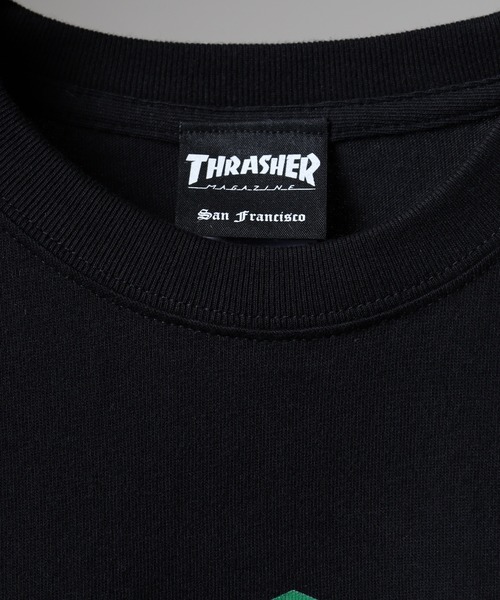 THRASHER(スラッシャー)の「THRASHER 5.6ozカタカナ ダイアモンドロゴ 半袖Tシャツ(Tシャツ/カットソー・メンズ・ブラック/ホワイト・XL/M/L)」の5枚目の写真