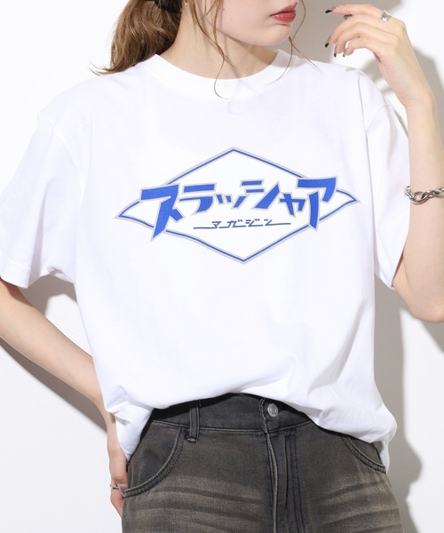 THRASHER(スラッシャー)の「THRASHER 5.6ozカタカナ ダイアモンドロゴ 半袖Tシャツ(Tシャツ/カットソー・メンズ・ブラック/ホワイト・XL/M/L)」の12枚目の写真
