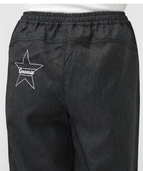 CONVERSE（コンバース）の「コンバース  シンセティックデニムパンツ（デニムパンツ・レディース・ブラック/ダークブルー・M/L）」の8枚目の写真