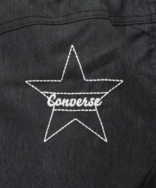CONVERSE（コンバース）の「コンバース  シンセティックデニムパンツ（デニムパンツ・レディース・ブラック/ダークブルー・M/L）」の11枚目の写真