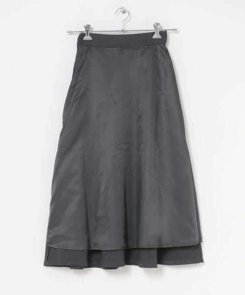 URBAN RESEARCH DOORS(アーバンリサーチドアーズ)の「『仁村紗和さん着用』『UR TECH』完声フレアスカート(スカート・レディース・ブラウン/チャコールグレー・SMALL/MEDIUM)」の13枚目の写真