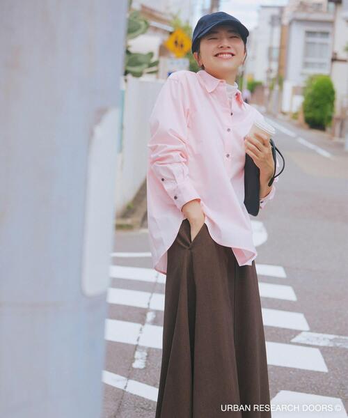 URBAN RESEARCH DOORS(アーバンリサーチドアーズ)の「『仁村紗和さん着用』『UR TECH』完声フレアスカート(スカート・レディース・ブラウン/チャコールグレー・SMALL/MEDIUM)」の18枚目の写真