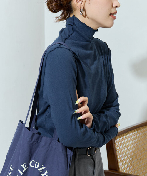 セール】限定展開 Ginger メロー タートル ロング スリーブ トップス