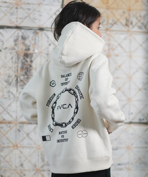 セール】RVCA/ルーカ METAL URGY HD キッズ パーカー BF046-007