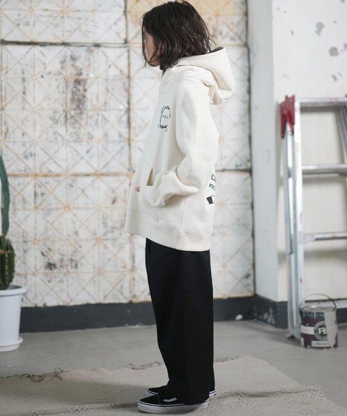 RVCA(ルーカ)の「RVCA/ルーカ METAL URGY HD キッズ パーカー BF046-007(パーカー・キッズ・スミクロ/ホワイト・130cm/140cm/150cm/160cm)」の16枚目の写真