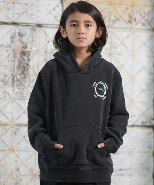 RVCA/ルーカ METAL URGY HD キッズ パーカー BF046-007（パーカー