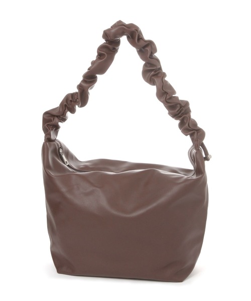 BAYFLOW(ベイフロー)の「PUムーンショルダーBAG(ショルダーバッグ・メンズ・ブラック/ブラウン・FREE)」の2枚目の写真