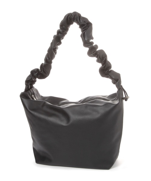 BAYFLOW(ベイフロー)の「PUムーンショルダーBAG(ショルダーバッグ・メンズ・ブラック/ブラウン・FREE)」の1枚目の写真