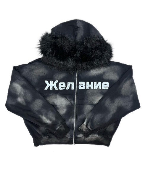 【DIG YOUR OWN GRAVE】Желание FUR HOODIE DIG YOUR OWN GRAVE（ディグユアオウングレイブ）の「【DIG YOUR