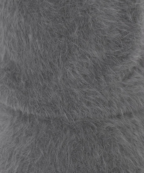 Andemiu（アンデミュウ）の「ファーキャップ579403（キャップ・レディース・アイボリー/グレー系その他・FREE）」の4枚目の写真