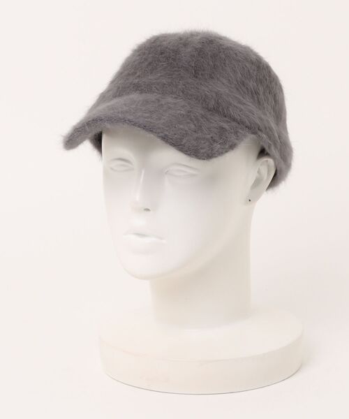 Andemiu（アンデミュウ）の「ファーキャップ579403（キャップ・レディース・アイボリー/グレー系その他・FREE）」の6枚目の写真