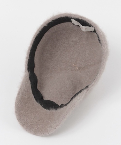 Andemiu（アンデミュウ）の「ファーキャップ579403（キャップ・レディース・アイボリー/グレー系その他・FREE）」の11枚目の写真