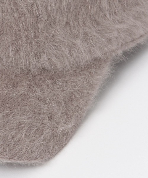 Andemiu（アンデミュウ）の「ファーキャップ579403（キャップ・レディース・アイボリー/グレー系その他・FREE）」の12枚目の写真