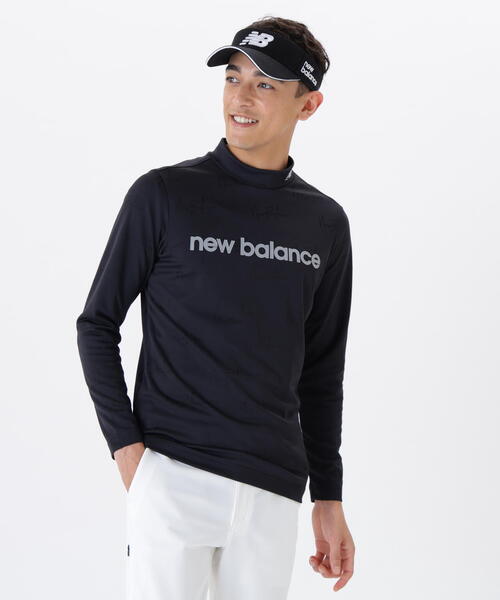 【new balance golf】UV ストレッチ 長袖 モックネック プルオーバー (MENS)