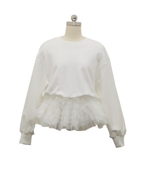 ミルフィーユフリルスウェット（スウェット）｜Fit more（フィットモア