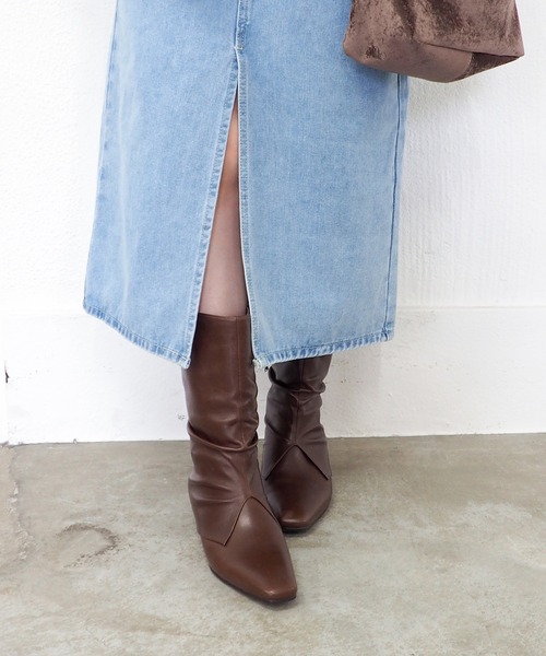 cava cava（サヴァサヴァ）の「防滑│ウェスタンカバーブーツ　7420211（ブーツ・レディース・ブラック/ダークブラウン・22.5cm/23cm/23.5cm/24cm/24.5cm）」の13枚目の写真