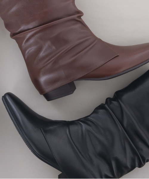 cava cava（サヴァサヴァ）の「防滑│ウェスタンカバーブーツ　7420211（ブーツ・レディース・ブラック/ダークブラウン・22.5cm/23cm/23.5cm/24cm/24.5cm）」の16枚目の写真