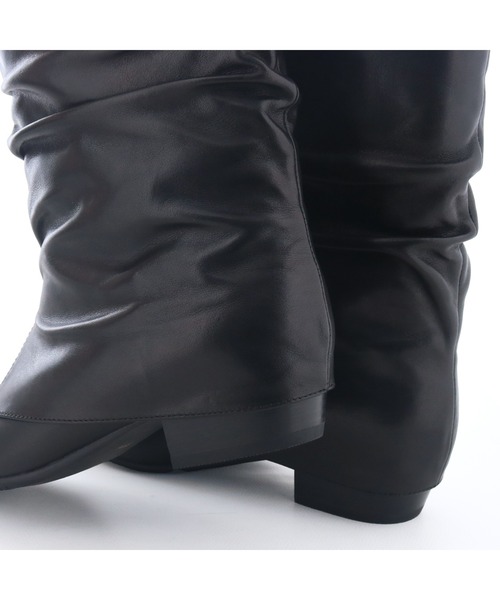 cava cava（サヴァサヴァ）の「防滑│ウェスタンカバーブーツ　7420211（ブーツ・レディース・ブラック/ダークブラウン・22.5cm/23cm/23.5cm/24cm/24.5cm）」の21枚目の写真