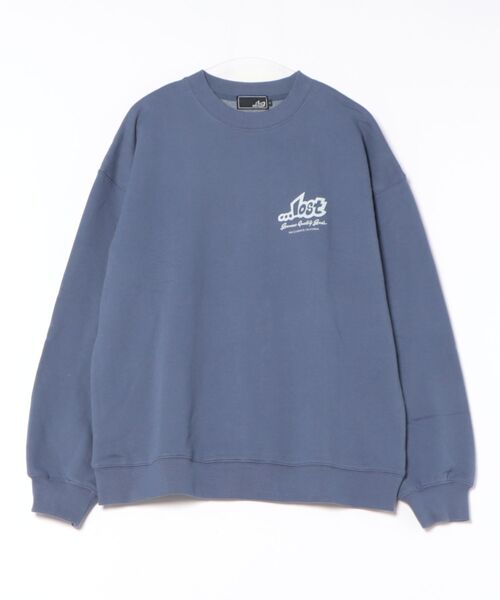 lost（ロスト）の「【限定】lost/ロスト トレーナー/スウェット バックプリント L25F-1102（スウェット・メンズ・ブラック/ブルー/オレンジ・M/L/XL）」の8枚目の写真