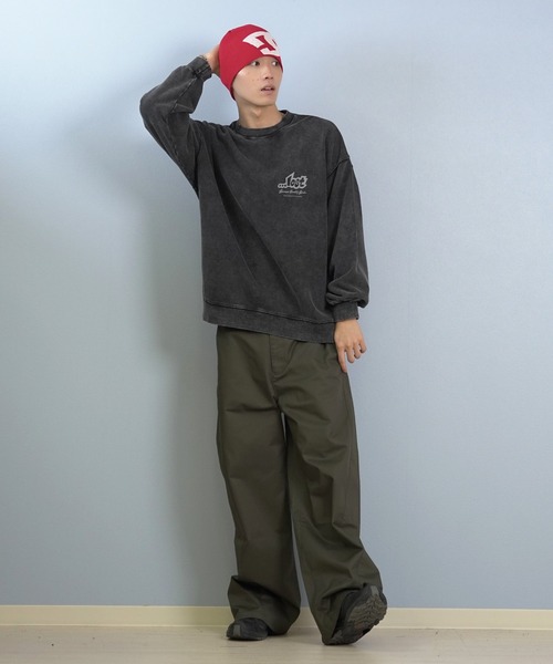 lost（ロスト）の「【限定】lost/ロスト トレーナー/スウェット バックプリント L25F-1102（スウェット・メンズ・ブラック/ブルー/オレンジ・M/L/XL）」の12枚目の写真