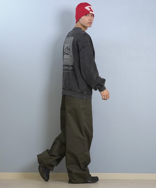 lost（ロスト）の「【限定】lost/ロスト トレーナー/スウェット バックプリント L25F-1102（スウェット・メンズ・ブラック/ブルー/オレンジ・M/L/XL）」の13枚目の写真