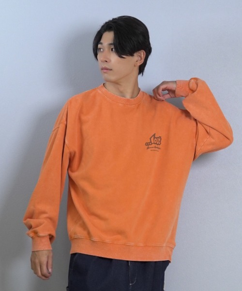 lost（ロスト）の「【限定】lost/ロスト トレーナー/スウェット バックプリント L25F-1102（スウェット・メンズ・ブラック/ブルー/オレンジ・M/L/XL）」の22枚目の写真