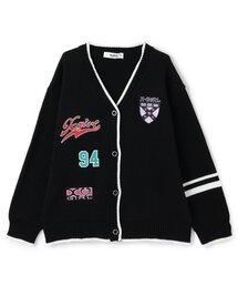 X-girl Stages | MIXロゴニットカーディガン(カーディガン/ボレロ)