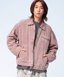 メンズのブルゾン（ピンク/桃色系・ショート丈）ファッション通販