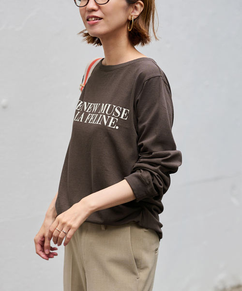 デザインロゴロンTee（Tシャツ/カットソー）｜FRAMeWORK（フレーム