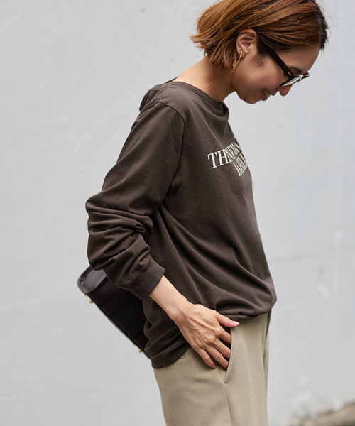 FRAMeWORK（フレームワーク）の「デザインロゴロンTee（Tシャツ