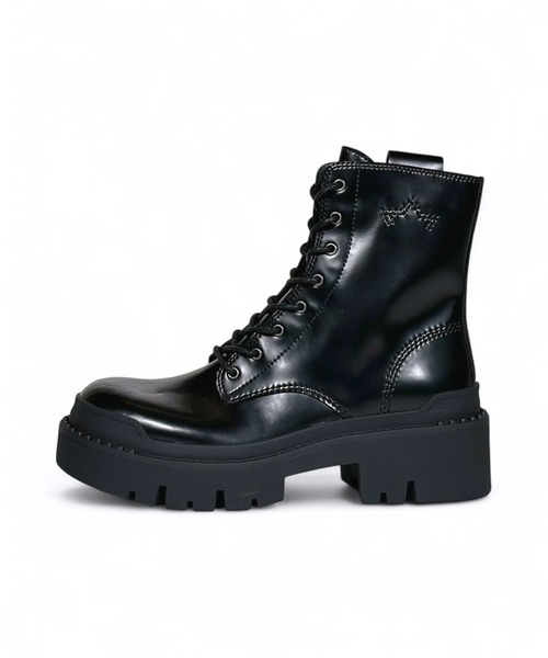 ASH（アッシュ）の「ASH/アッシュ【NOAH】厚底レースアップブーツ コンバット ボリューム 6cmヒール（ブーツ・レディース・ブラック/ブラウン・39/37/36）」の3枚目の写真