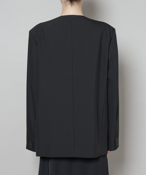 極美品✨ナノユニバース セットアップ ノーカラー 洗える 通気性 38 近年 NANO universe ジャケット ノーカラージャケット デイリー