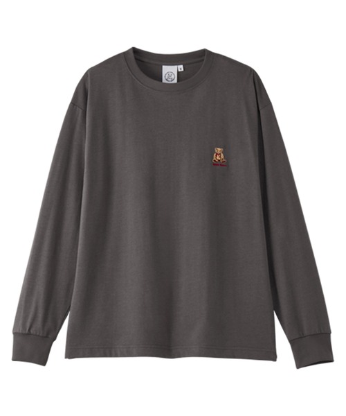 Viola e Viola（ヴィオラエヴィオラ）の「【テディベア】ロンＴ（Tシャツ/カットソー・レディース・ホワイト/チャコール・M/L/LL）」の21枚目の写真
