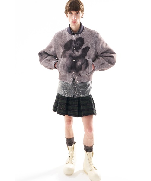 MASU（エムエーエスユー）の「ANGEL BOMBER JACKET（ブルゾン・メンズ・グレー/イエロー・48/46）」の3枚目の写真