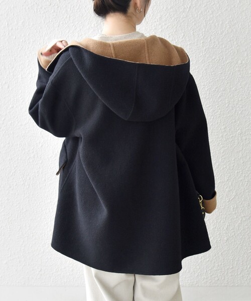 SHIPS any: リバー フーデッド Aライン ミドル コート SHIPS any: リバー フーデッド Aライン ミドル コート（その他アウター