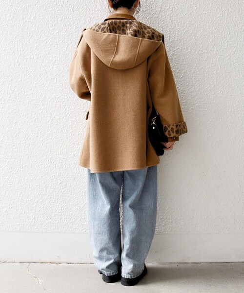 SHIPS any: リバー フーデッド Aライン ミドル コート（その他アウター