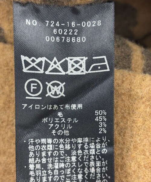 SHIPS any（シップス エニィ）の「SHIPS any: リバー フーデッド Aライン ミドル コート（その他アウター・レディース・ブラック/キャメル/レッド・ONE SIZE）」の6枚目の写真