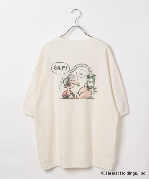 GLOBAL WORK(グローバルワーク)の「POPEYE(TM)/スウェット/一部店舗限定/601720(スウェット・メンズ・ホワイト/ネイビー/スカイブルー・LARGE/X-LARGE/MEDIUM)」の8枚目の写真