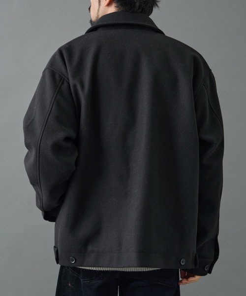 COLONY 2139（コロニートゥーワンスリーナイン）の「メルトンジップブルゾン（ブルゾン・メンズ・ブラック/グレー・LARGE/MEDIUM）」の5枚目の写真