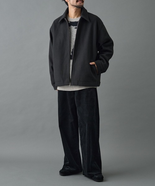 COLONY 2139（コロニートゥーワンスリーナイン）の「メルトンジップブルゾン（ブルゾン・メンズ・ブラック/グレー・LARGE/MEDIUM）」の11枚目の写真