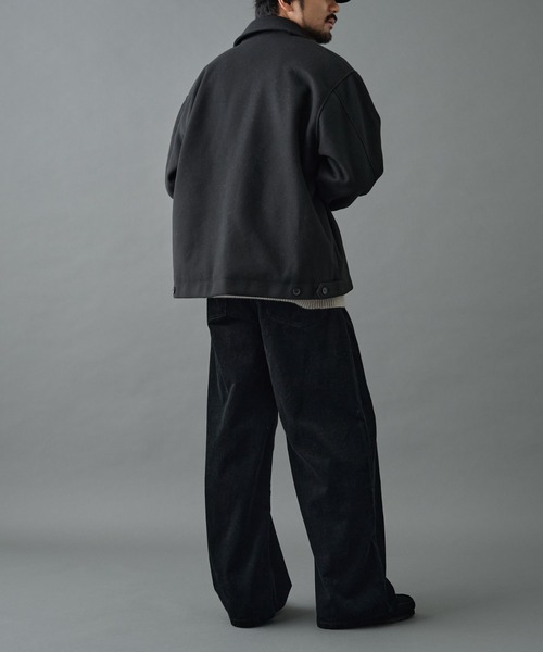 COLONY 2139（コロニートゥーワンスリーナイン）の「メルトンジップブルゾン（ブルゾン・メンズ・ブラック/グレー・LARGE/MEDIUM）」の13枚目の写真