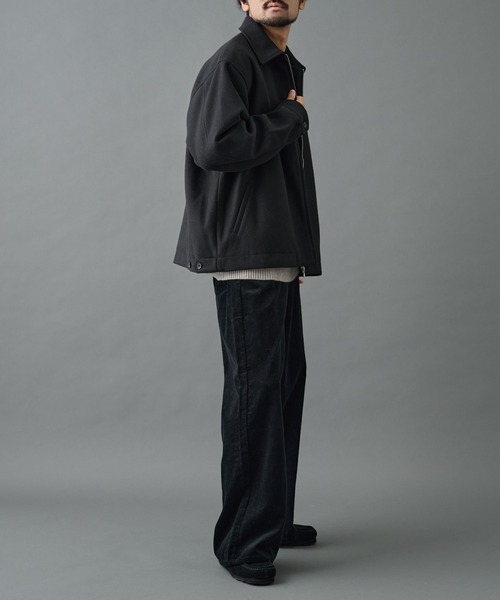 COLONY 2139（コロニートゥーワンスリーナイン）の「メルトンジップブルゾン（ブルゾン・メンズ・ブラック/グレー・LARGE/MEDIUM）」の14枚目の写真