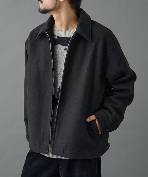 COLONY 2139（コロニートゥーワンスリーナイン）の「メルトンジップブルゾン（ブルゾン・メンズ・ブラック/グレー・LARGE/MEDIUM）」の3枚目の写真