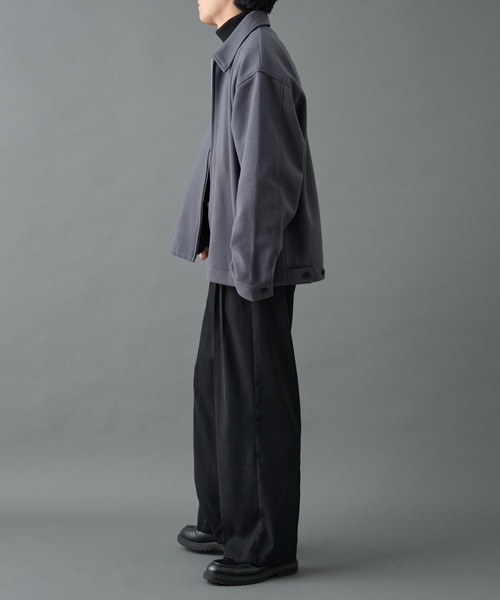 COLONY 2139（コロニートゥーワンスリーナイン）の「メルトンジップブルゾン（ブルゾン・メンズ・ブラック/グレー・LARGE/MEDIUM）」の16枚目の写真