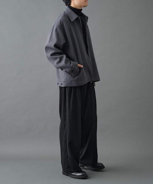 COLONY 2139（コロニートゥーワンスリーナイン）の「メルトンジップブルゾン（ブルゾン・メンズ・ブラック/グレー・LARGE/MEDIUM）」の18枚目の写真