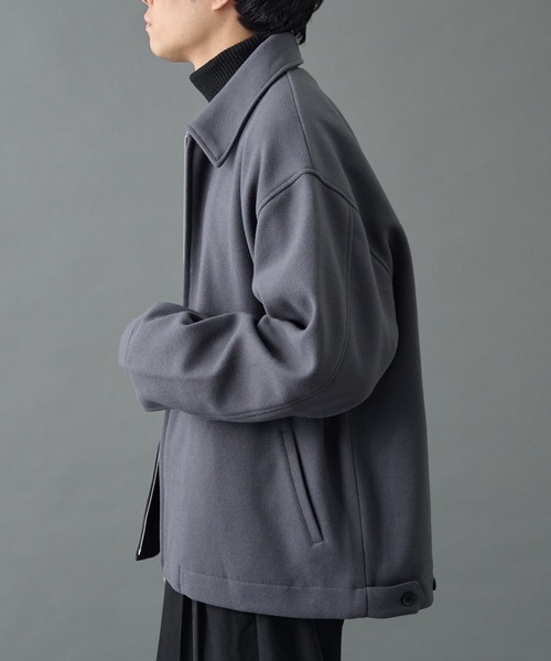 COLONY 2139（コロニートゥーワンスリーナイン）の「メルトンジップブルゾン（ブルゾン・メンズ・ブラック/グレー・LARGE/MEDIUM）」の8枚目の写真