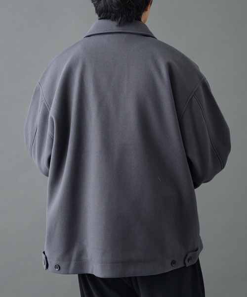 COLONY 2139（コロニートゥーワンスリーナイン）の「メルトンジップブルゾン（ブルゾン・メンズ・ブラック/グレー・LARGE/MEDIUM）」の9枚目の写真