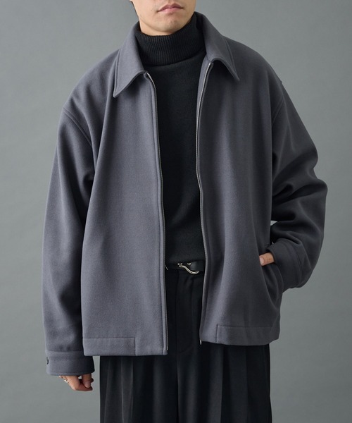 COLONY 2139（コロニートゥーワンスリーナイン）の「メルトンジップブルゾン（ブルゾン・メンズ・ブラック/グレー・LARGE/MEDIUM）」の7枚目の写真