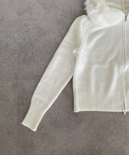 セール】【25年秋冬新作】【ファー取り外し可能】フェイクファー